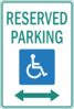 Reserved Parking Clip Art